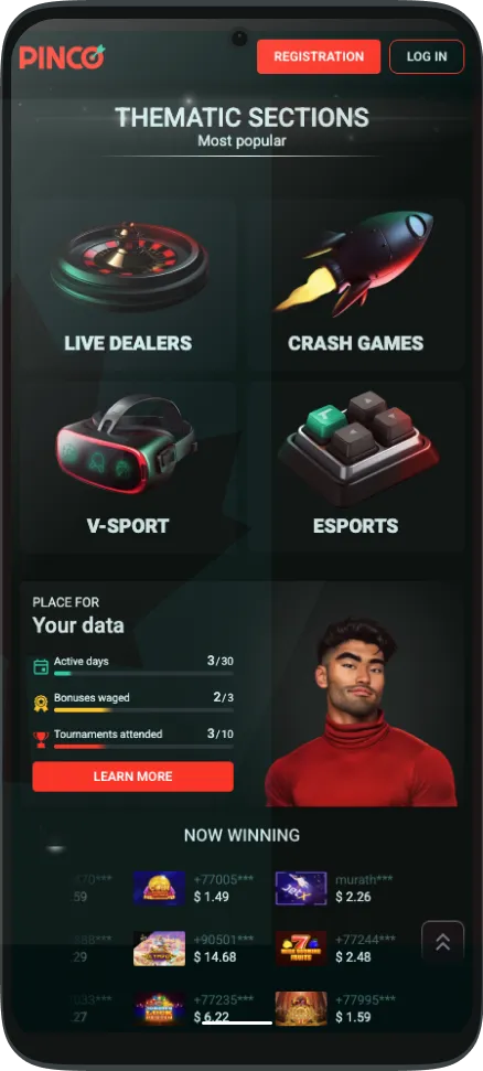 Pinco mobile apk build your winnings